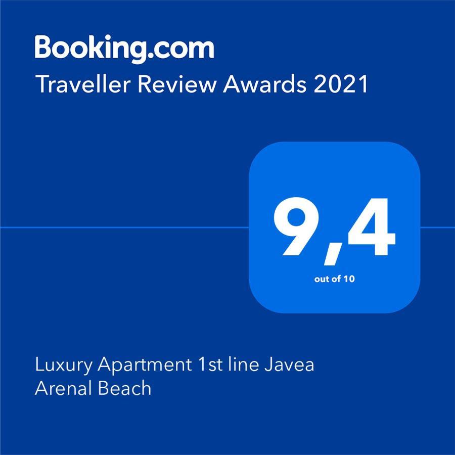Luxury Apartment 1St Line Javea Arenal Beach Exterior foto